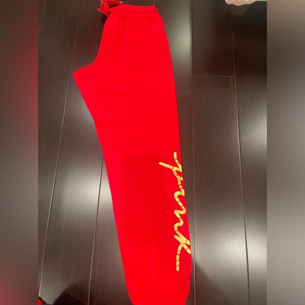 PINK Victoria's‎ Secret Red Joggers